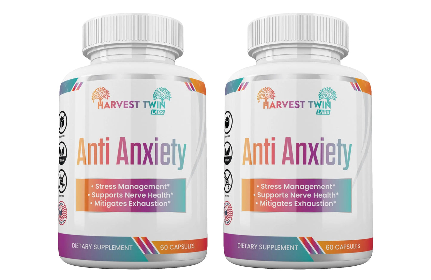 Anti-Anxiety Supplement for Stress Reduction, Cortisol Levels, Relaxation, and Mood Balance-4